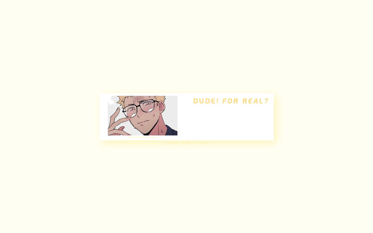 Carrd profile picture for @chariot